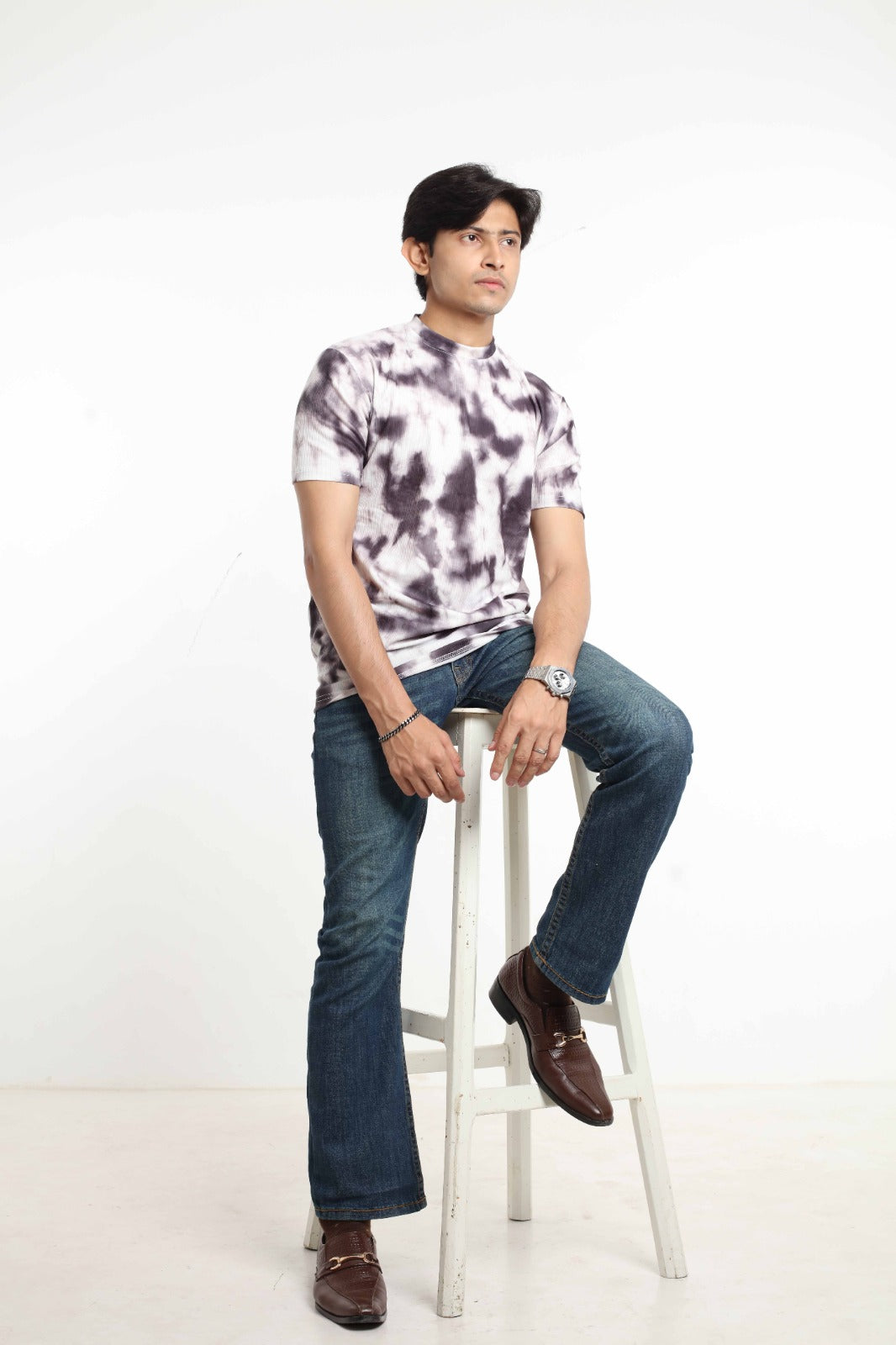 Acid Wash - Half Sleeve Tee