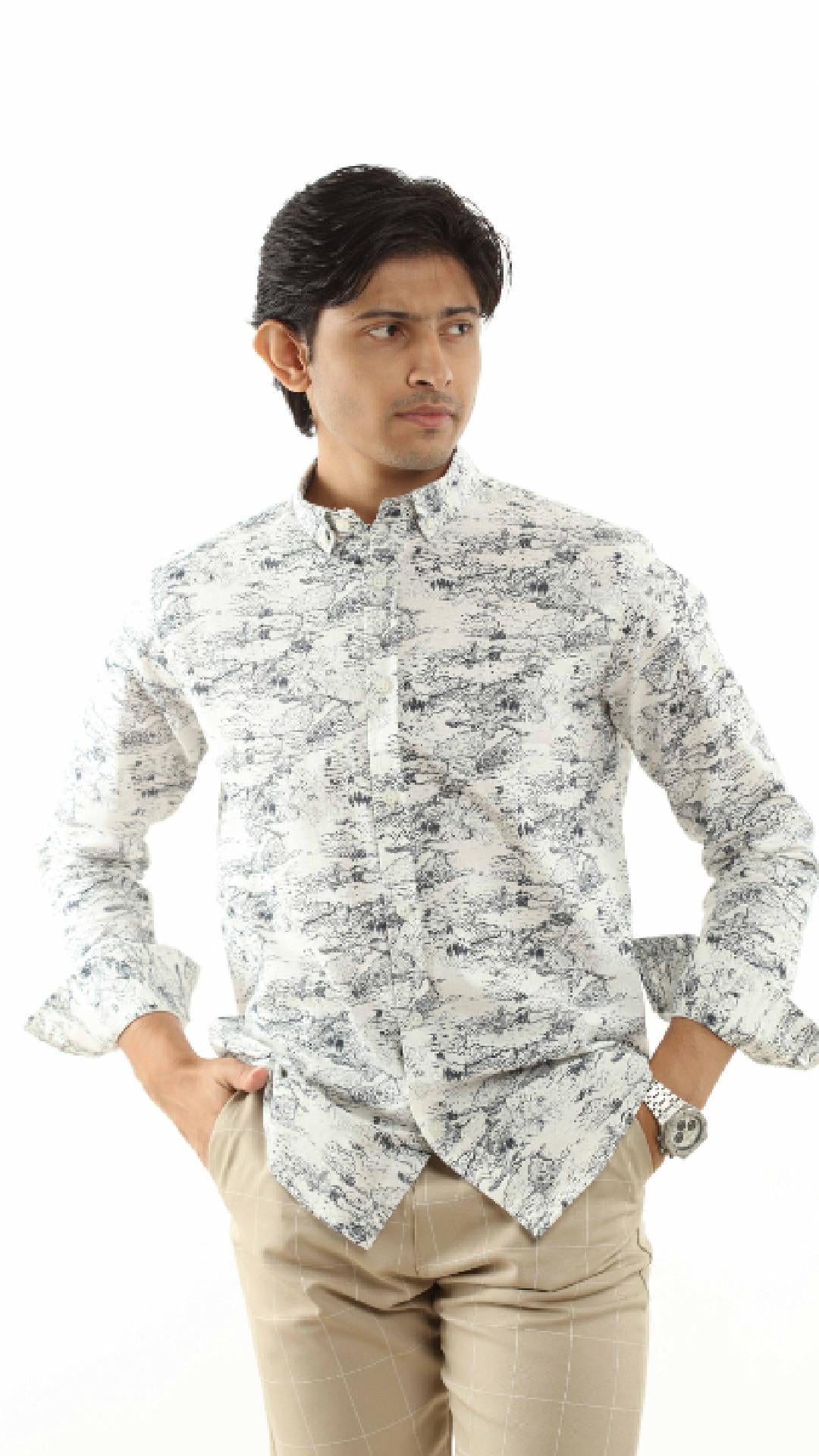 Ink Weave - Casual Printed Shirt