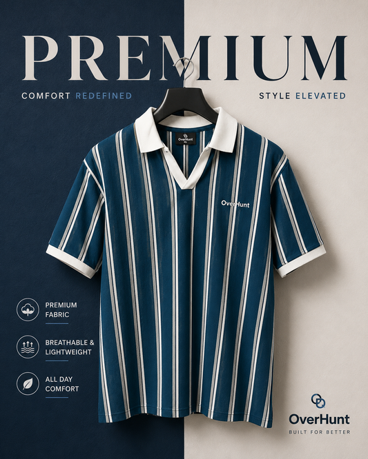 Textured Stripe Polo - Peacock