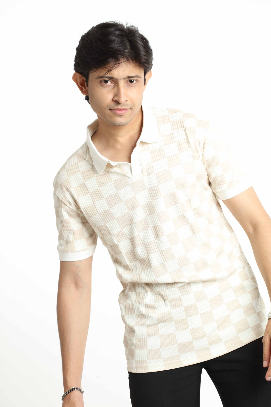 Executive Polo - Square Cream