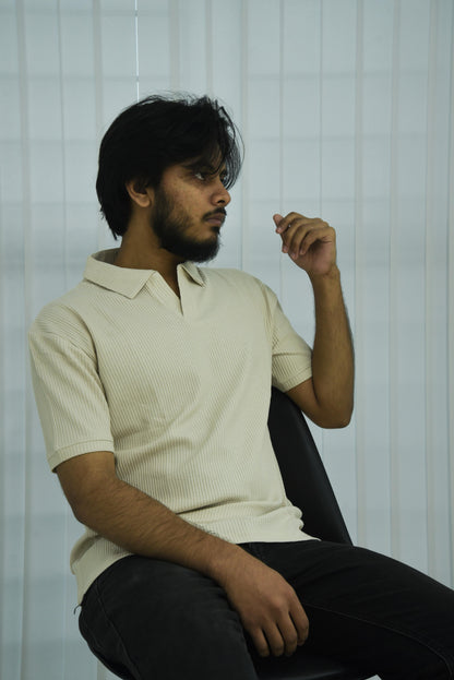 Executive Polo - Light Cream