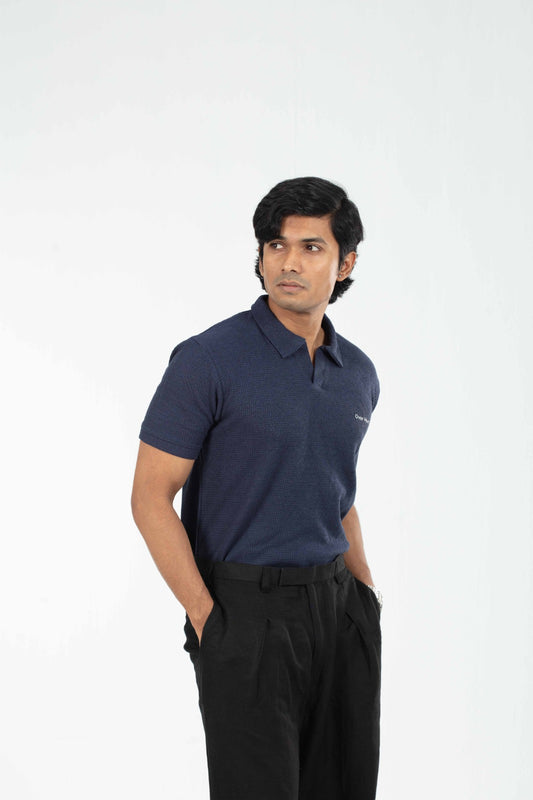 Executive Polo - Navy Blue