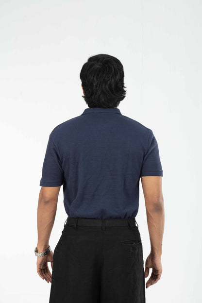 Executive Polo - Navy Blue