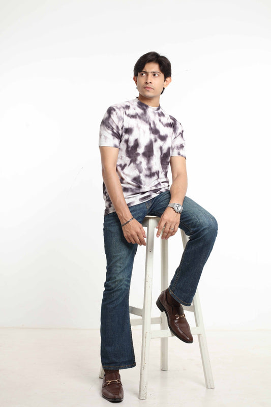 Acid Wash - Half Sleeve Tee