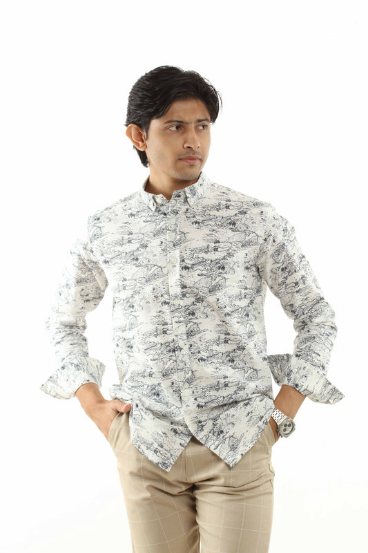 Ink Weave - Casual Printed Shirt