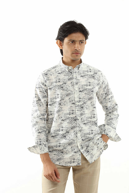 Ink Weave - Casual Printed Shirt