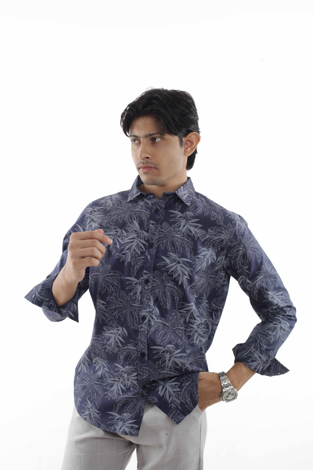 Leaf - Casual Printed Shirt