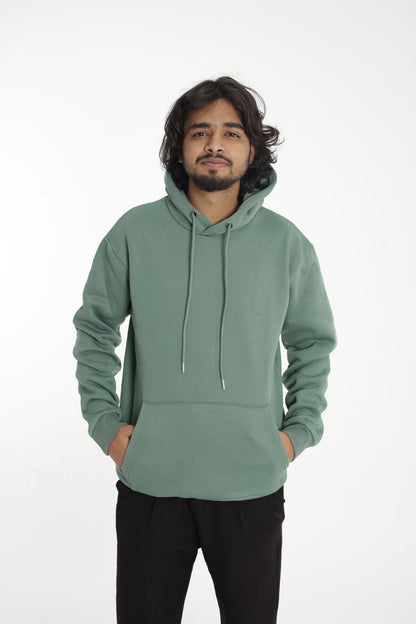 Light Olive – No Logo Hoodie