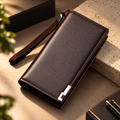 Premium Leather Wallet - Espresso