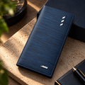 Premium Thin Textured Wallet - Blue