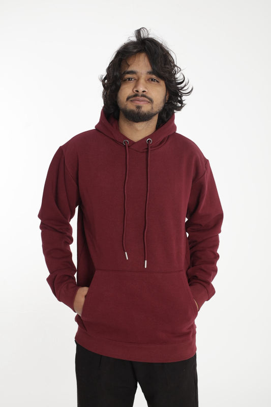 Maroon – No Logo Hoodie