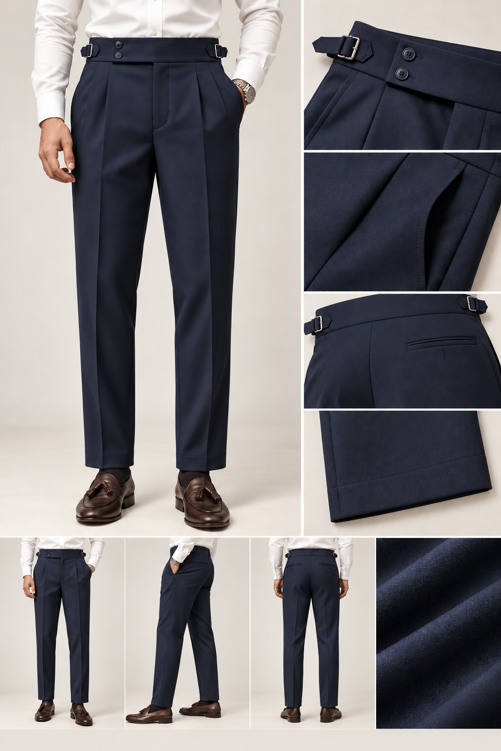 Signature Tailored Pant - Navy Blue