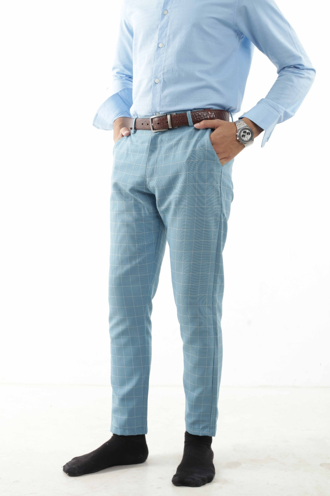 Blue - Stripe Pant