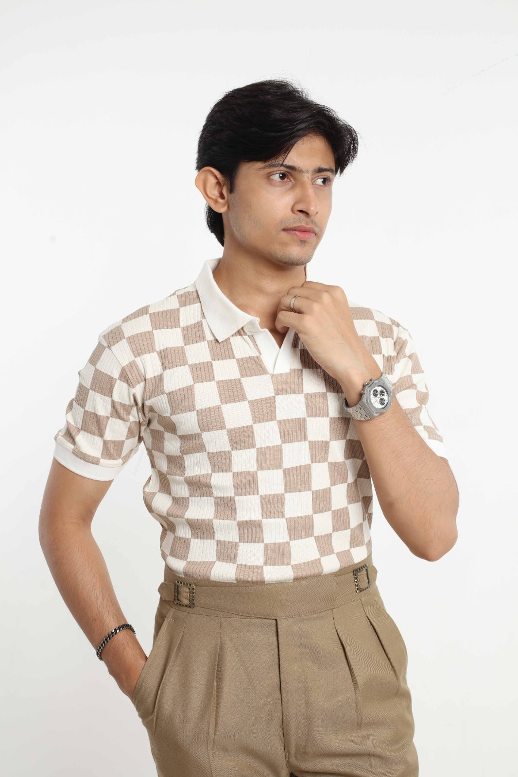Executive Polo - Square Brown