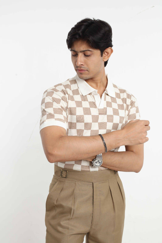 Executive Polo - Square Brown