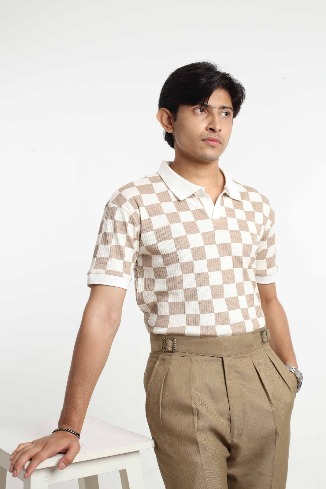 Executive Polo - Square Brown
