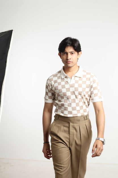Executive Polo - Square Brown