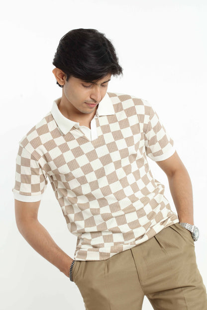 Executive Polo - Square Brown