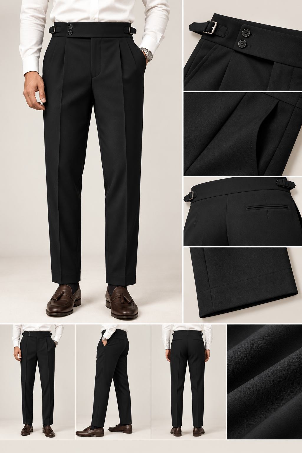 Signature Tailored Pant - Black