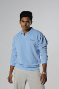 Sky – Full Sleeve Textured Polo Shirt